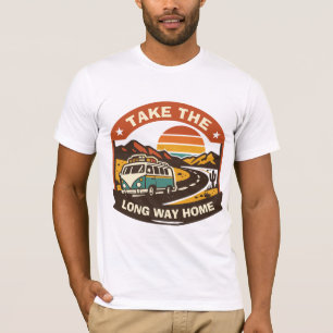Camiseta Pegue o Caminho Mais Longo para Casa