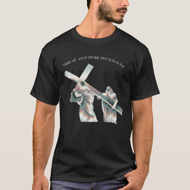 Camiseta Pegue sua cruz e me siga (Frente)