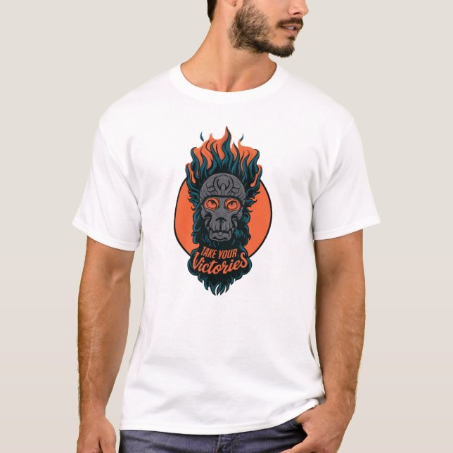Camiseta Pegue suas vitórias (Frente)