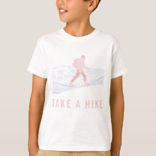 Camiseta Pegue um azul e um vermelho