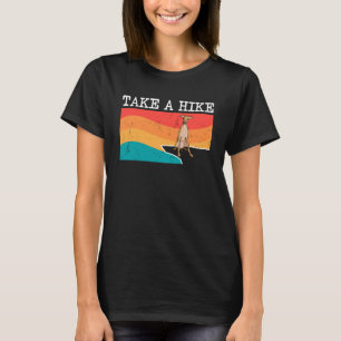 Camiseta Pegue Um Caminho De Gráfico De Greyhound Italiano