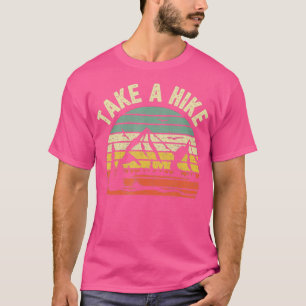 Camiseta Pegue Um Pico Retro De Caminho Ao Ar Livre Acampan