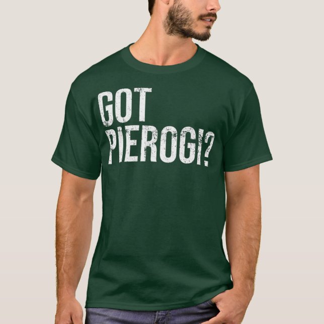 Camiseta Peguei Pierogi Pierogies Comida Polonesa (Frente)