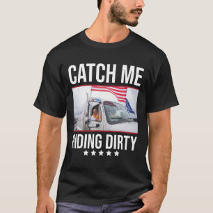Camiseta Peguem-me Andando Suja Trump Garbyge Trump 20