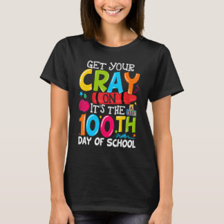 Camiseta Peguem o vosso Crayon É o 100º Dia da Escola 1