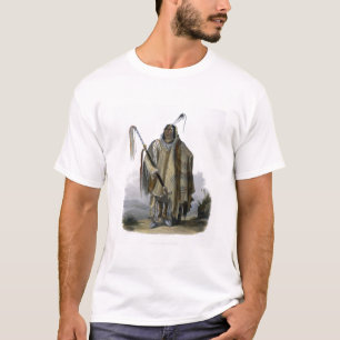 Camiseta Pehriska-Ruhpa, um Minatarre ou indiano
