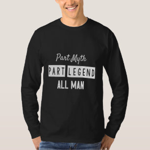 Camiseta Peito Parte Legenda Todos os Homens