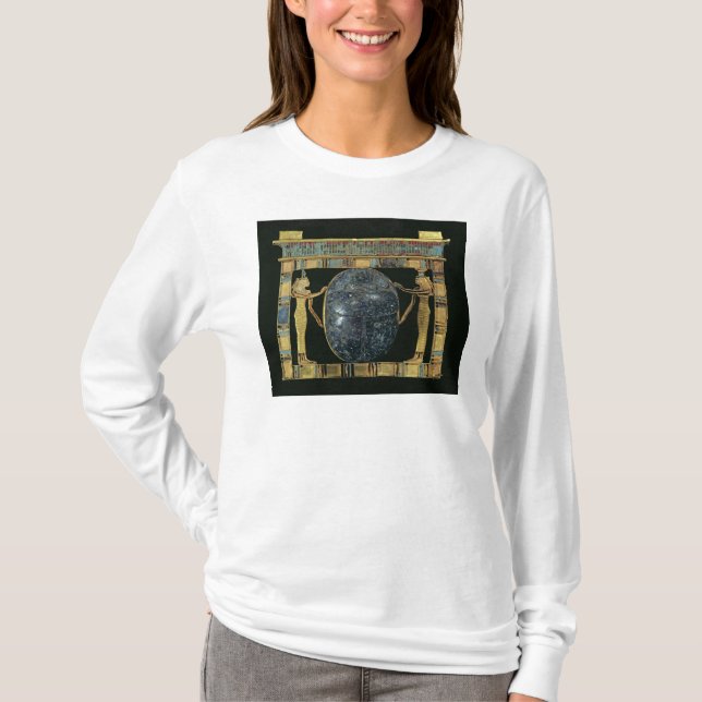 Camiseta Peitoral do vizier, Paser, com escaravelho (Frente)
