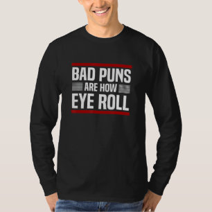 Camiseta Peitos Maus São Como O Olho Rolar Punny Dia de os 