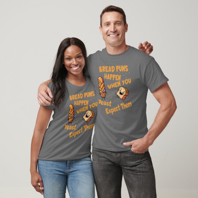 Camiseta Peitos Pão Acontecem Quando Você Espera Que Eles (Unissex)