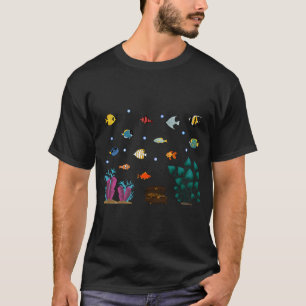 Camiseta Peixe 3 brilhante