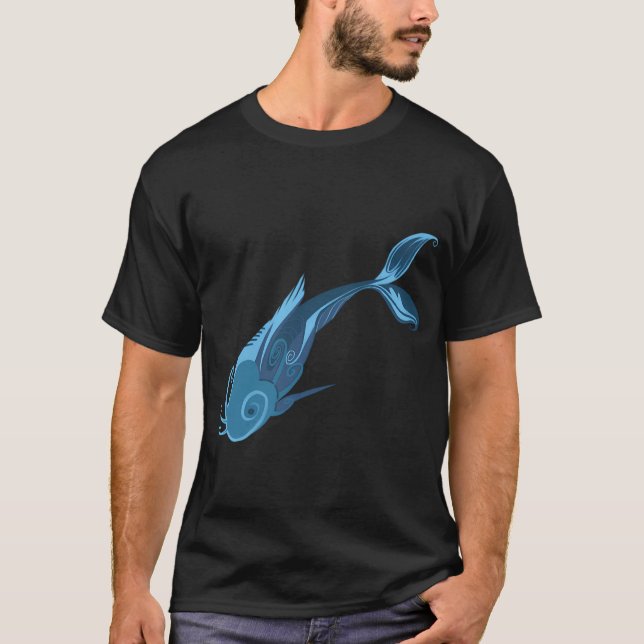Camiseta Peixe Abstrato (Frente)