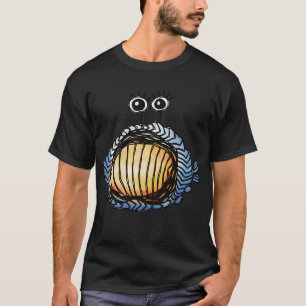 Camiseta Peixe Abstrato com Padrões Vibrantes