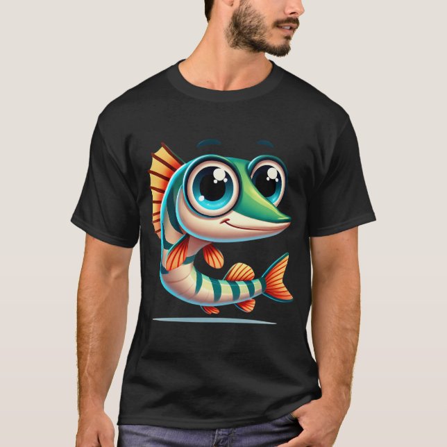 Camiseta Peixe Agulha da Flórida Adorável (Frente)