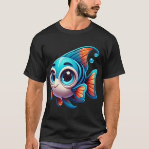 Camiseta Peixe-Anjo Adorável