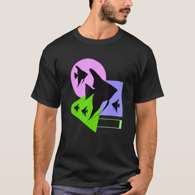 Camiseta Peixe Anjo Criadores de Aquário (Frente)