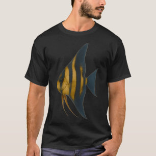 Camiseta Peixe-anjo - Estilo Japonês Vintage - Cor Irreal