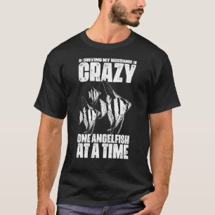 Camiseta Peixe Anjo Fazendo Meu Marido Ficar Louco Anjo