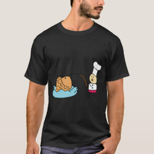 Camiseta Peixe-anjo Listrado Azul