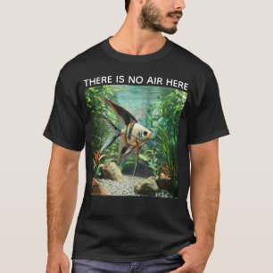 Camiseta Peixe-anjo nadando em aquário de água doce