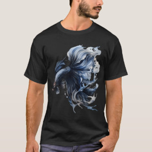 Camiseta Peixe Aquarela Betta Splendens