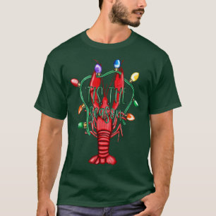 Camiseta Peixe-Aranha De Natal É A Luz De Natal Da Época