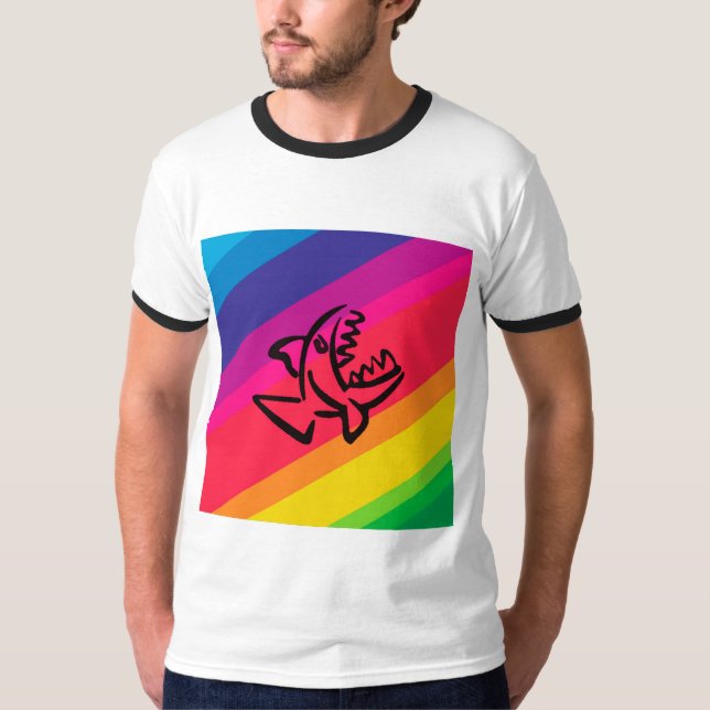 Camiseta Peixe-arco-íris (Frente)