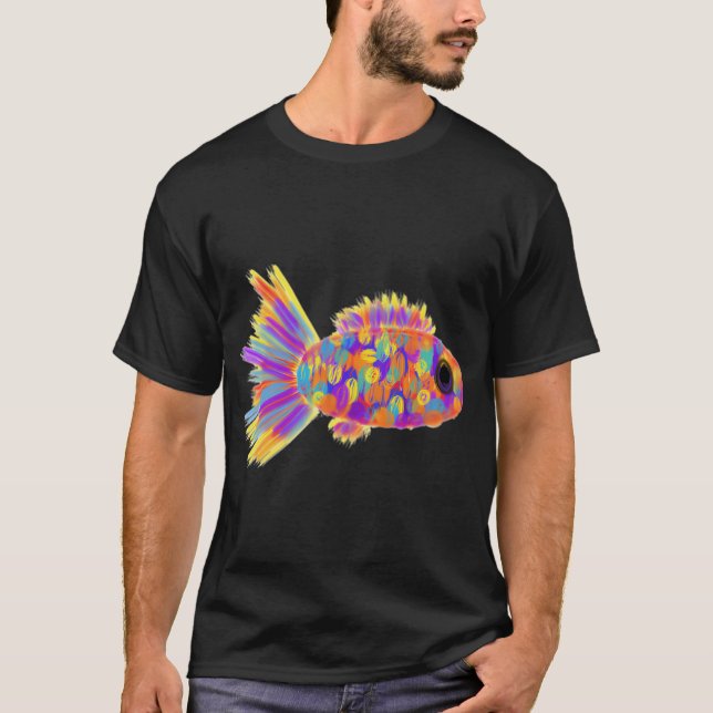 Camiseta Peixe Arco-Íris (Frente)