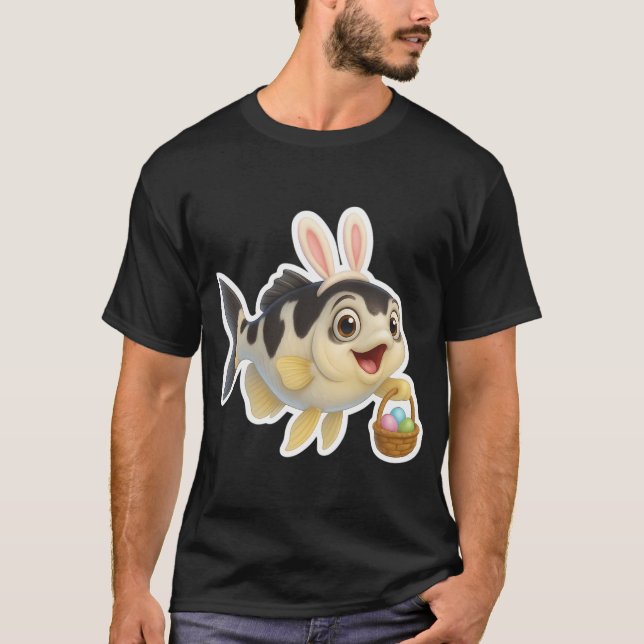 Camiseta Peixe-arqueiro da Páscoa (Frente)