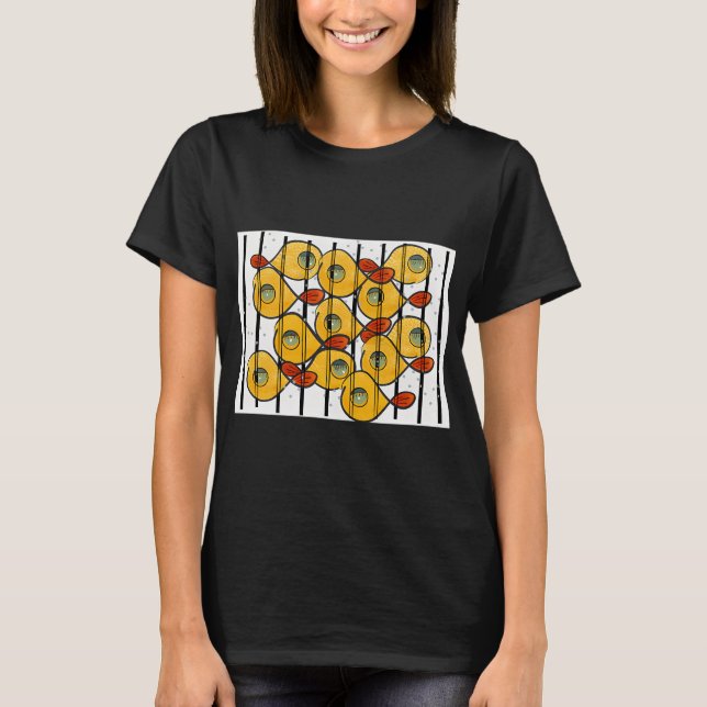 Camiseta Peixe atrás das Grades (Frente)