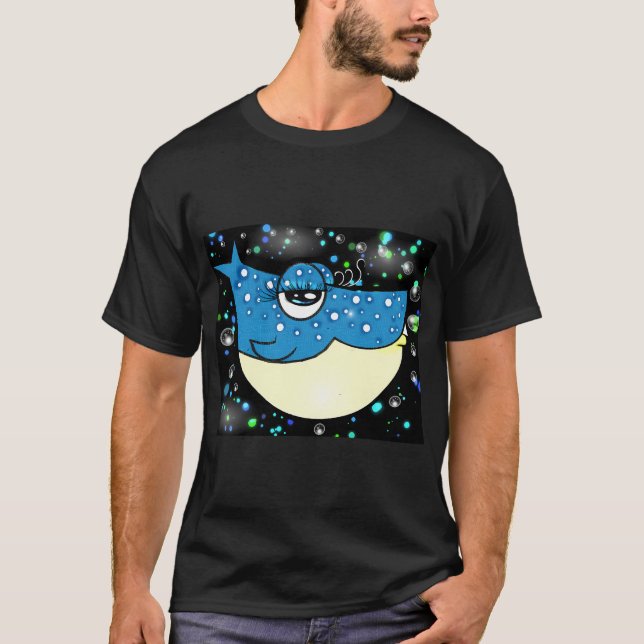 Camiseta Peixe azul (Frente)