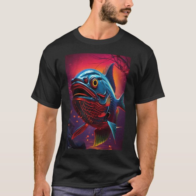 Camiseta Peixe azul (Frente)