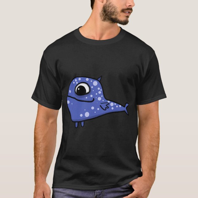 Camiseta peixe azul (Frente)