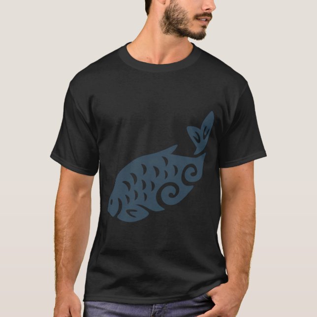 Camiseta peixe azul (Frente)