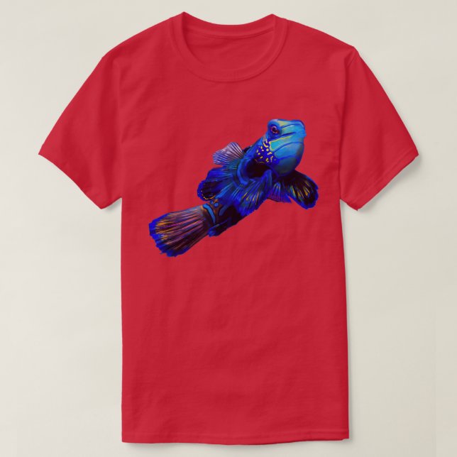 Camiseta Peixe Azul 10 (Frente do Design)