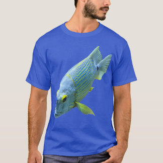 Camiseta Peixe azul e amarelo