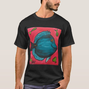 Camiseta Peixe Azul Feliz