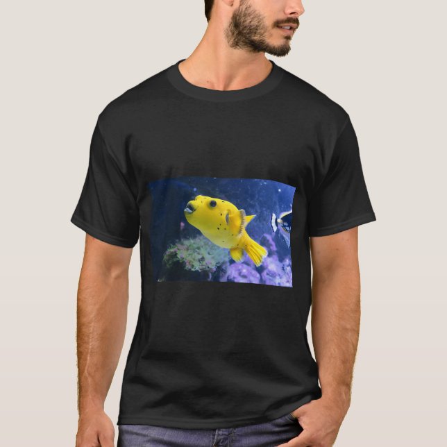 Camiseta Peixe baiacu amarelo (Frente)
