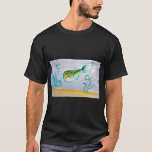 Camiseta Peixe-balão Pequeno Figura 8