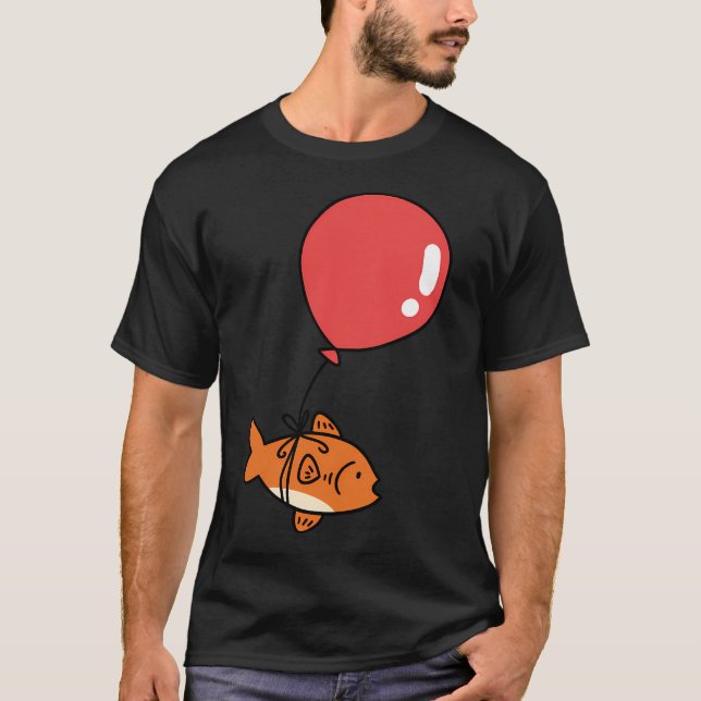 Camiseta Peixe Balão Vermelho (Frente)