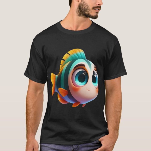 Camiseta Peixe Barb Adorável (Frente)