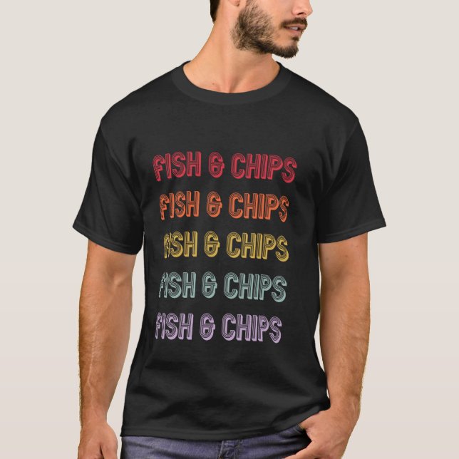 Camiseta Peixe & Batata Frita (Frente)