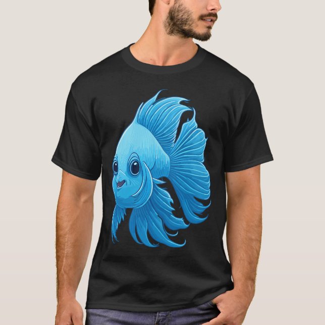 Camiseta Peixe Beta Bebê (Frente)