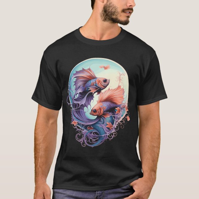 Camiseta peixe Betta (Frente)