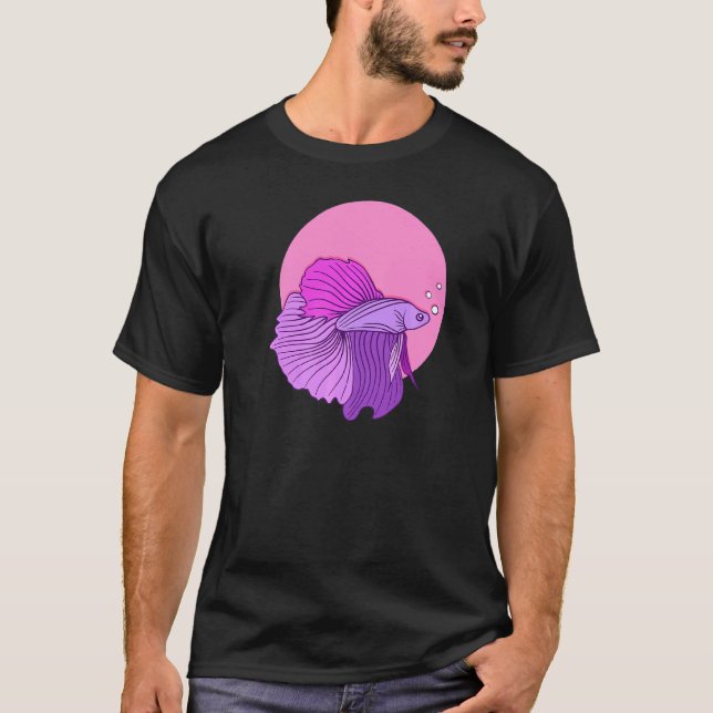 Camiseta Peixe Betta 123456 (Frente)