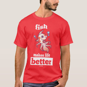 Camiseta Peixe betta animal vida marinha menino