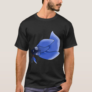 Camiseta Peixe Betta Azul