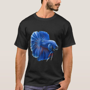 Camiseta Peixe Betta Azul