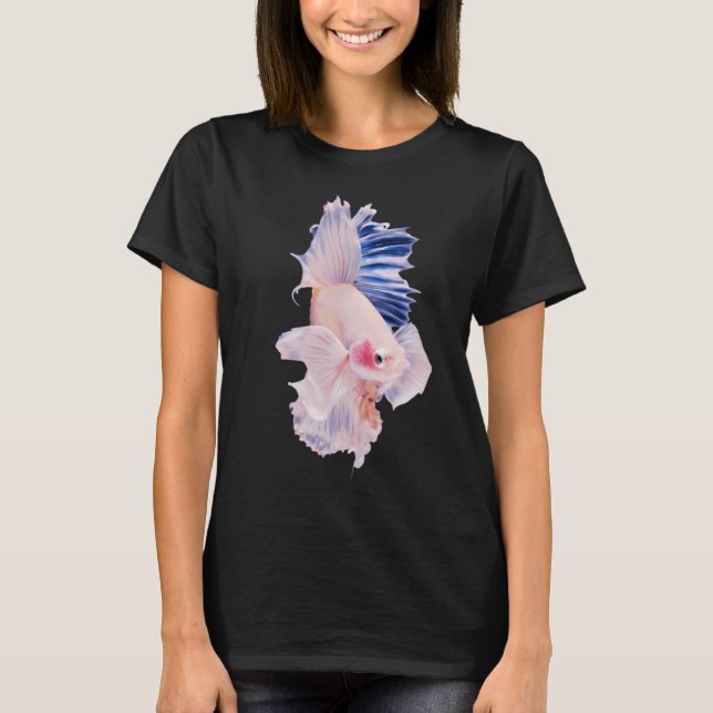 Camiseta Peixe Betta Branco (Frente)