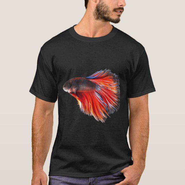 Camiseta Peixe Betta Colorido (Frente)